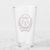 Heart Lover Drinkware Glas (Rückseite)