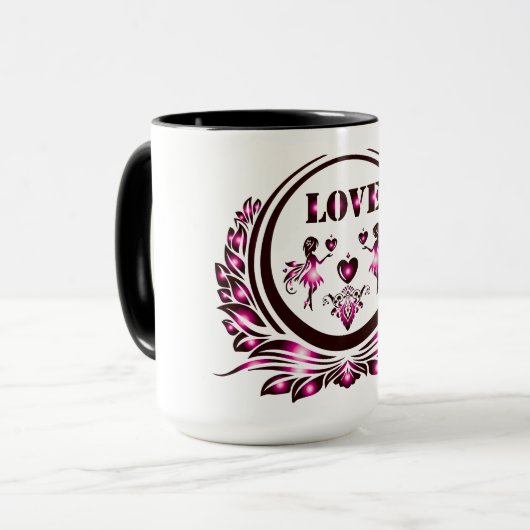 Heart Lover Mug Tasse (Vorderseite Links)