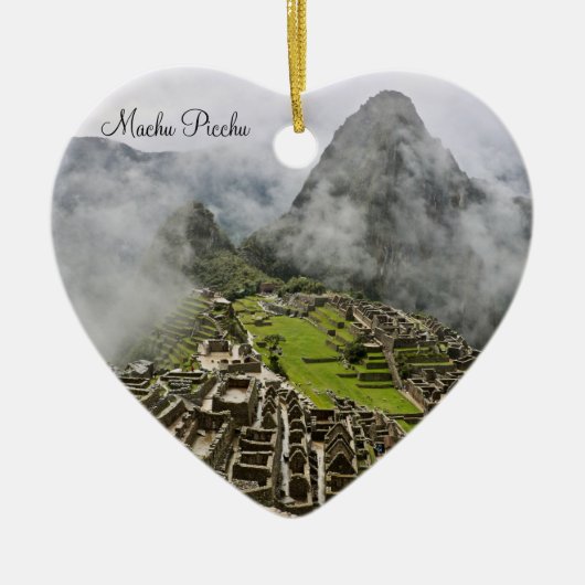 Heart Machu Picchu Ornament (Vorne)