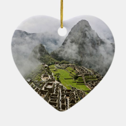Heart Machu Picchu Ornament (Hinten)