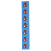 Heart Magic Blue Table Runner Haushaltswäsche Großer Tischläufer (Vorderseite)