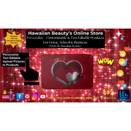Heart Magic Love Bath Mat with a Red Background Badematte