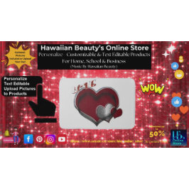 Heart Magic Love Bath Mat with a White Background Badematte