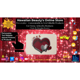 Heart Magic Love Bath Mat with Yellow Background Badematte