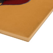 Heart Magic Orange Glass Cutting Board 38,1x27,9cm Schneidebrett (Ecke)