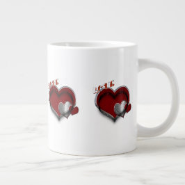 Heart Magic White Jumbo Tasse