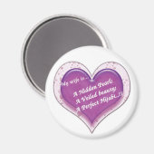 Heart Magnet (Vorderseite/Rückseite)