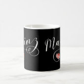 Heart Mainz Flag, I Liebe Mainz, Meenz Kaffeetasse (Mittel)