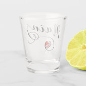 Heart Mainz Flag, I Liebe Mainz, Meenz Schnapsglas (Rückseite)