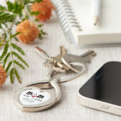 Heart Mama CHD Metal Schlüsselanhänger (Seite)