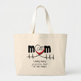 Heart Mama CHD Tote Bag Jumbo Stoffbeutel