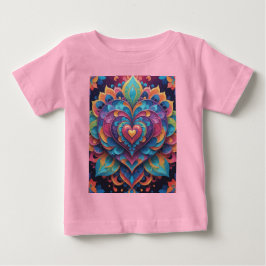 Heart Mandala Baby T-shirt