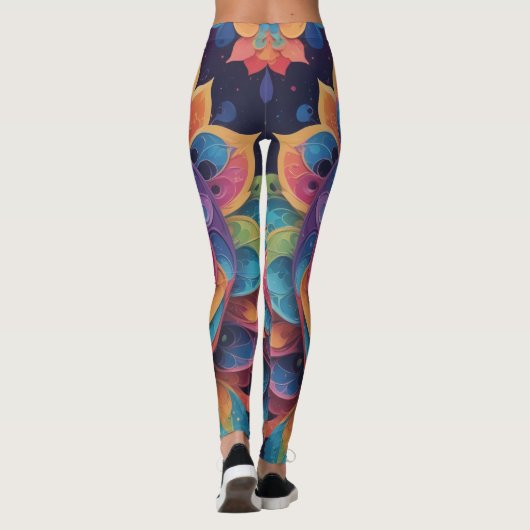 Heart Mandala Leggings (Rückseite)