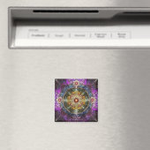 Heart Mandala Magnet (In Situ (Geschirrspüler))