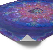 Heart Mandala Poster (Ecke)