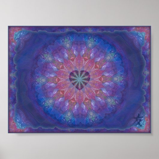 Heart Mandala Poster (Vorne)