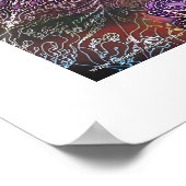Heart Mandala Poster (Ecke)