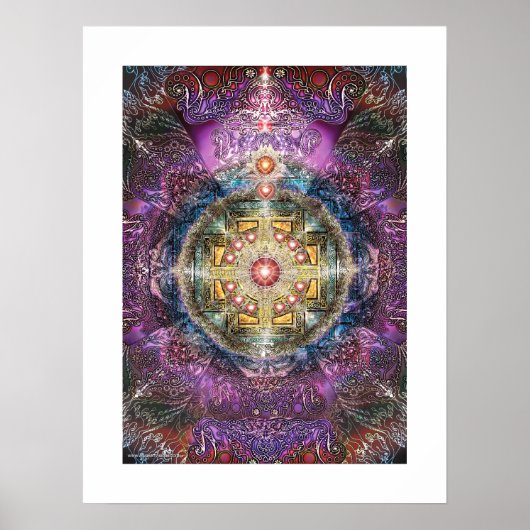 Heart Mandala Poster (Vorne)