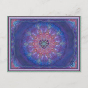 Heart Mandala Postkarte