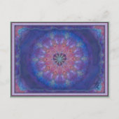 Heart Mandala Postkarte (Vorderseite)