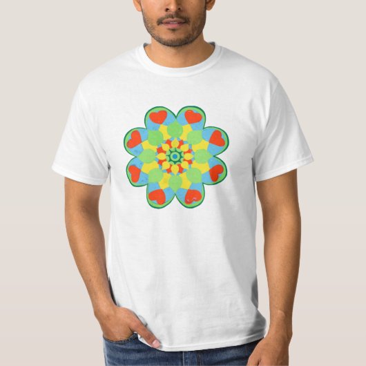 Heart Mandala T - Shirt (Vorderseite)
