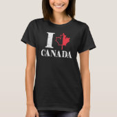 Heart Maple Canada Day Maple Leaf Proud Canadian L T-Shirt (Vorderseite)