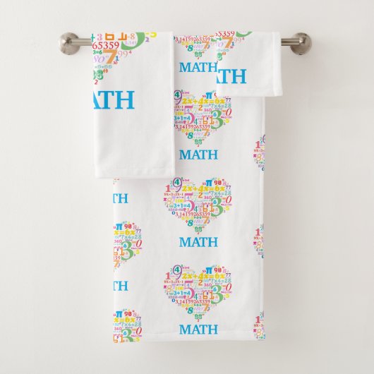 Heart Math Badhandtuch Set (Insitu)