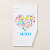 Heart Math Badhandtuch Set (Handtuch)