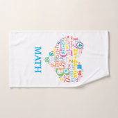 Heart Math Badhandtuch Set (Handtuch)