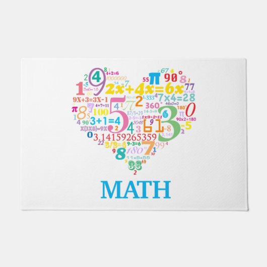 Heart Math Fußmatte (Vorderseite)