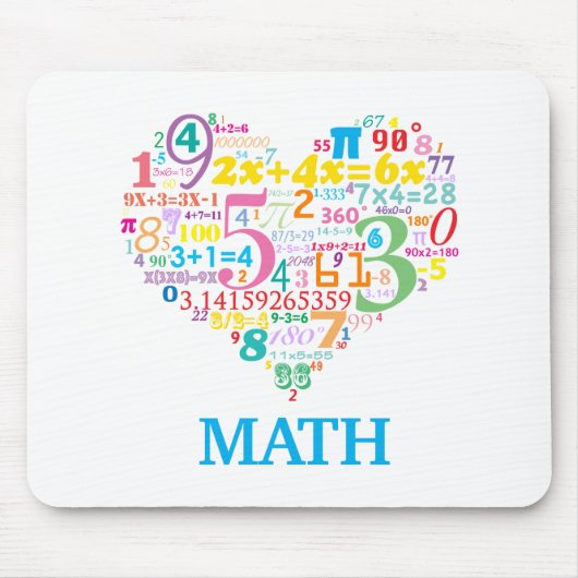 Heart Math Mousepad (Vorne)