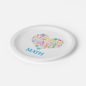 Heart Math Pappteller (Schrägansicht)