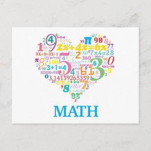 Heart Math Postkarte