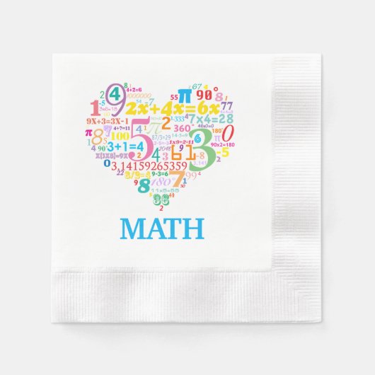 Heart Math Serviette (Vorderseite)