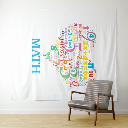 Heart Math Wandteppich (Beispiel (Horizontal))