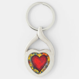 Heart Metal Keychain Schlüsselanhänger