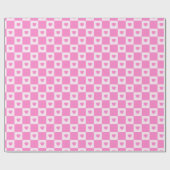 Heart Modern Pink Liebe Collection Geschenkpapier (Flach)