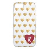 Heart Monogram iPhone Case (Rückseite)