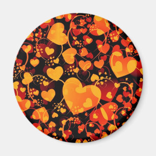 HEART-Muster ART 8 Magnet