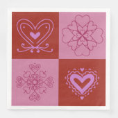 Heart Napkin Serviette (Vorderseite)