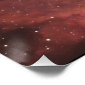 Heart Nebula IC 1805 Anime wolf Poster (Ecke)