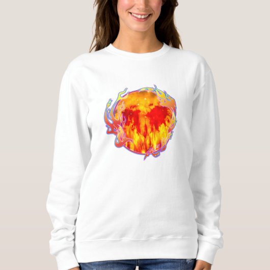 HEART NEVER ENDING FIRE SWEATSHIRT (Vorderseite)