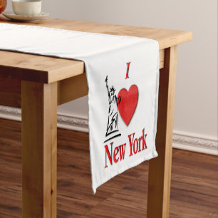 Heart New York Mittelgroßer Tischläufer