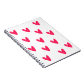 Heart Notebook Journal Notizblock (Rechte Seite)
