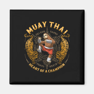Heart Of A Champion - Kickboxen und Muay Thai Spaß Magnet