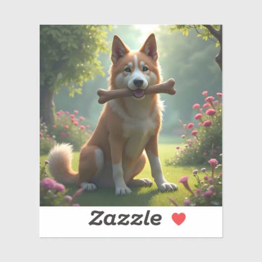 Heart Of A Hound - Square Vinyl Aufkleber (Blatt)