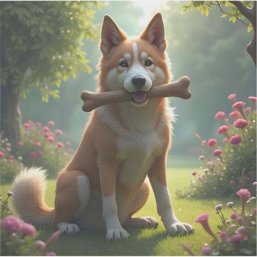 Heart Of A Hound - Square Vinyl Aufkleber (Vorderseite)