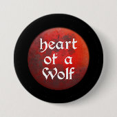 Heart of a Wolf Button (Vorderseite)
