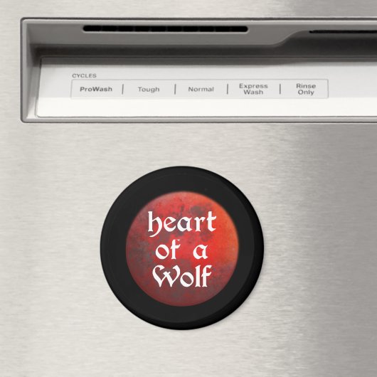 Heart of a Wolf Magnet (In Situ (Geschirrspüler))