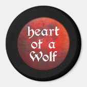 Heart of a Wolf Magnet (Vorne)